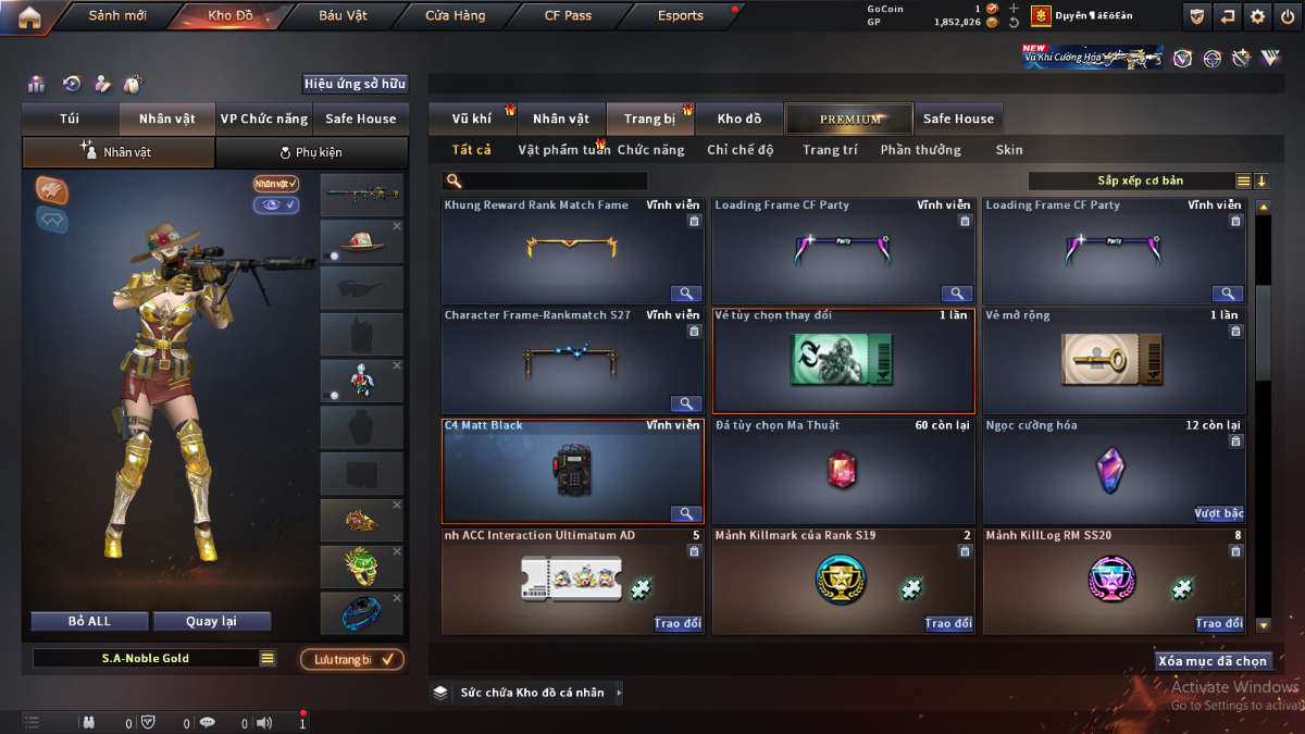 shop acc cf uy tin gia re